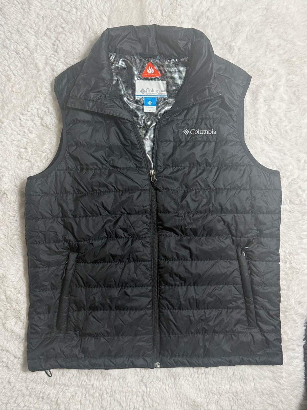 Columbia Men's Black Quilted Insulated Vest